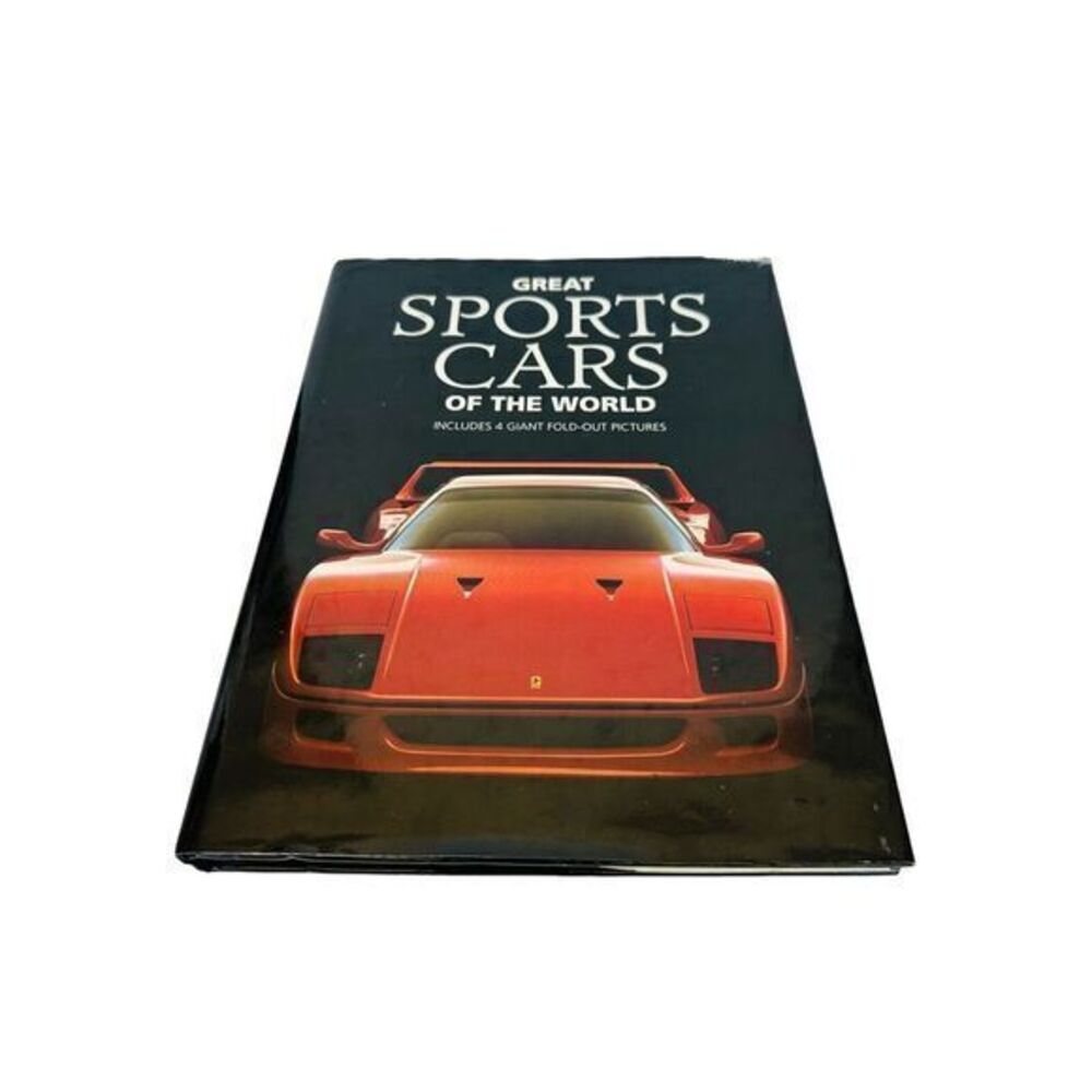 Great Sports Cars Of The World Includes 4 Giant Fold-out Pic 1st USA Ed 1993